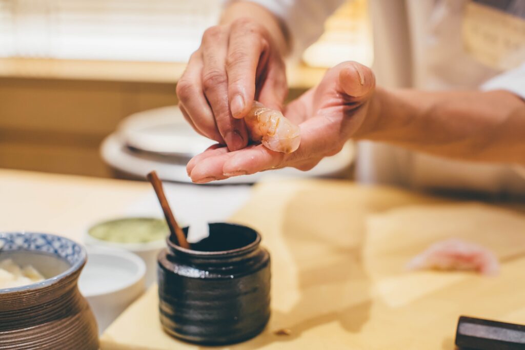 寿司職人と日本食